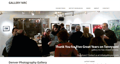 Desktop Screenshot of gallerynrc.com